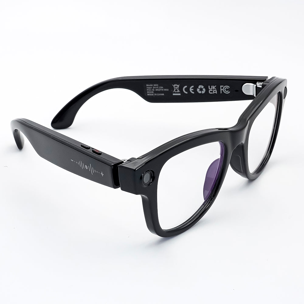 YEESH - GS5 MAX AI Smart Glasses – Premium Smarta Glasögon med 4K-kamera, AI-assistent, Bluetooth & Realtidsöversättning