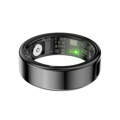 YEESH - SR08 AI Smart Ring – Premium Smartring med Smart Display, Hälsomätning, Sömnanalys & Bluetooth
