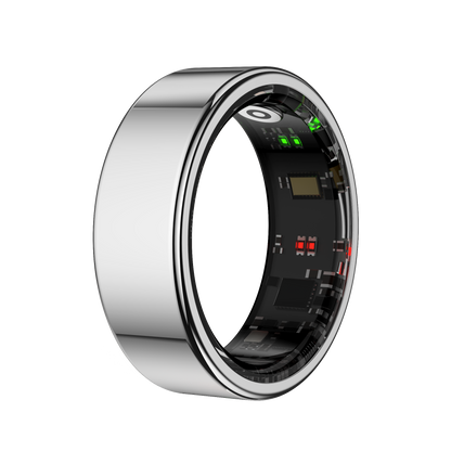 YEESH - R11 AI Smart Ring – Premium Smartring med Smart Display, Hälsomätning, Sömnanalys & Bluetooth