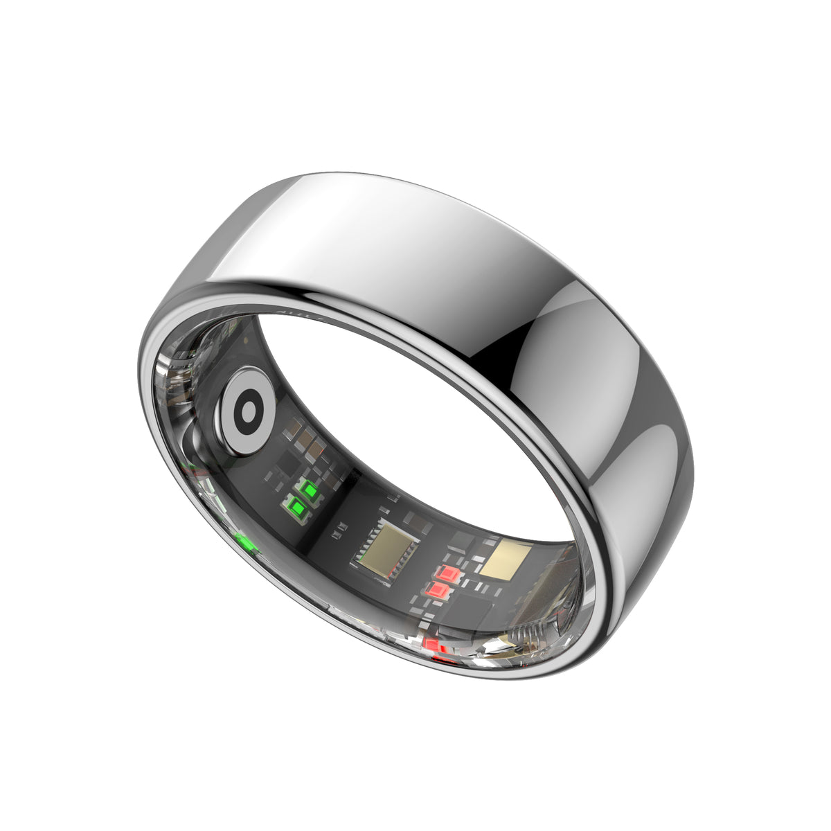 YEESH - R08 Smart Ring – Smart Hälsoring med Pulsmätare, SpO₂, Sömnmätning, Stressmätning och Aktivitetsspårning