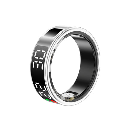 YEESH - SR08 AI Smart Ring – Premium Smartring med Smart Display, Hälsomätning, Sömnanalys & Bluetooth