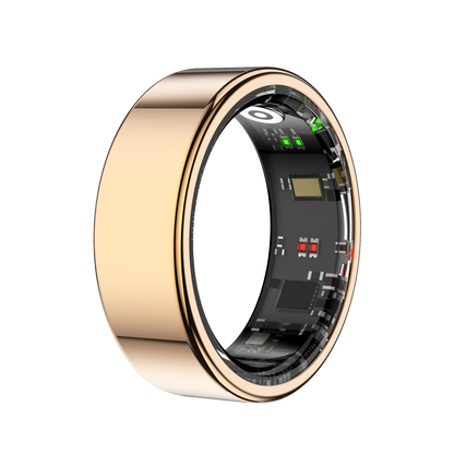 YEESH - R11 AI Smart Ring – Premium Smartring med Smart Display, Hälsomätning, Sömnanalys & Bluetooth