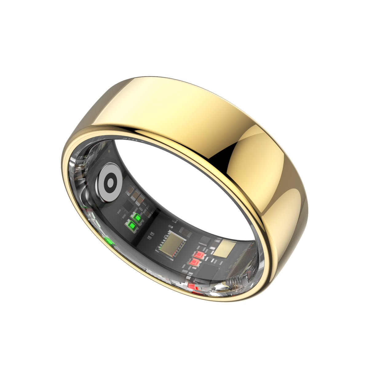 YEESH - R08 Smart Ring – Smart Hälsoring med Pulsmätare, SpO₂, Sömnmätning, Stressmätning och Aktivitetsspårning