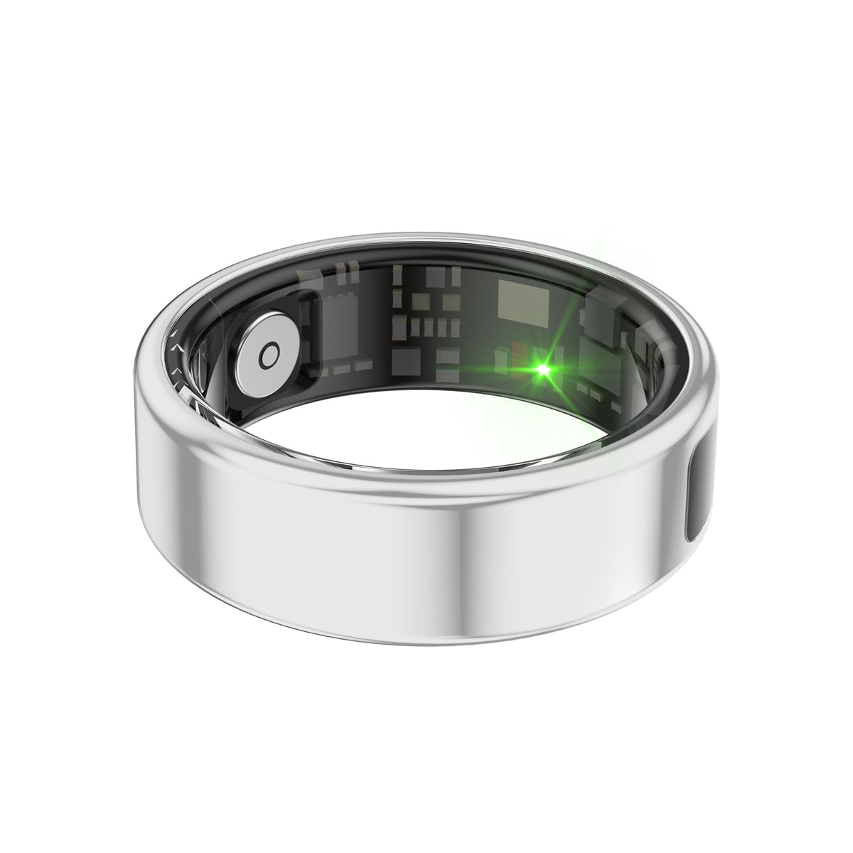 YEESH - SR08 AI Smart Ring – Premium Smartring med Smart Display, Hälsomätning, Sömnanalys & Bluetooth