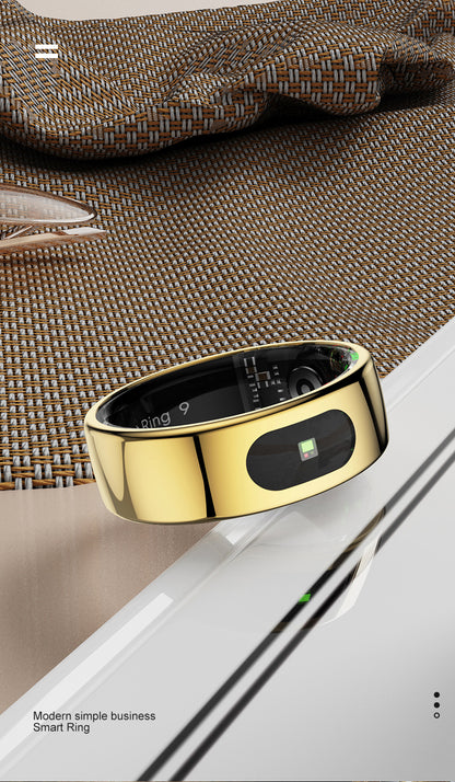YEESH - R08 Smart Ring – Smart Hälsoring med Pulsmätare, SpO₂, Sömnmätning, Stressmätning och Aktivitetsspårning