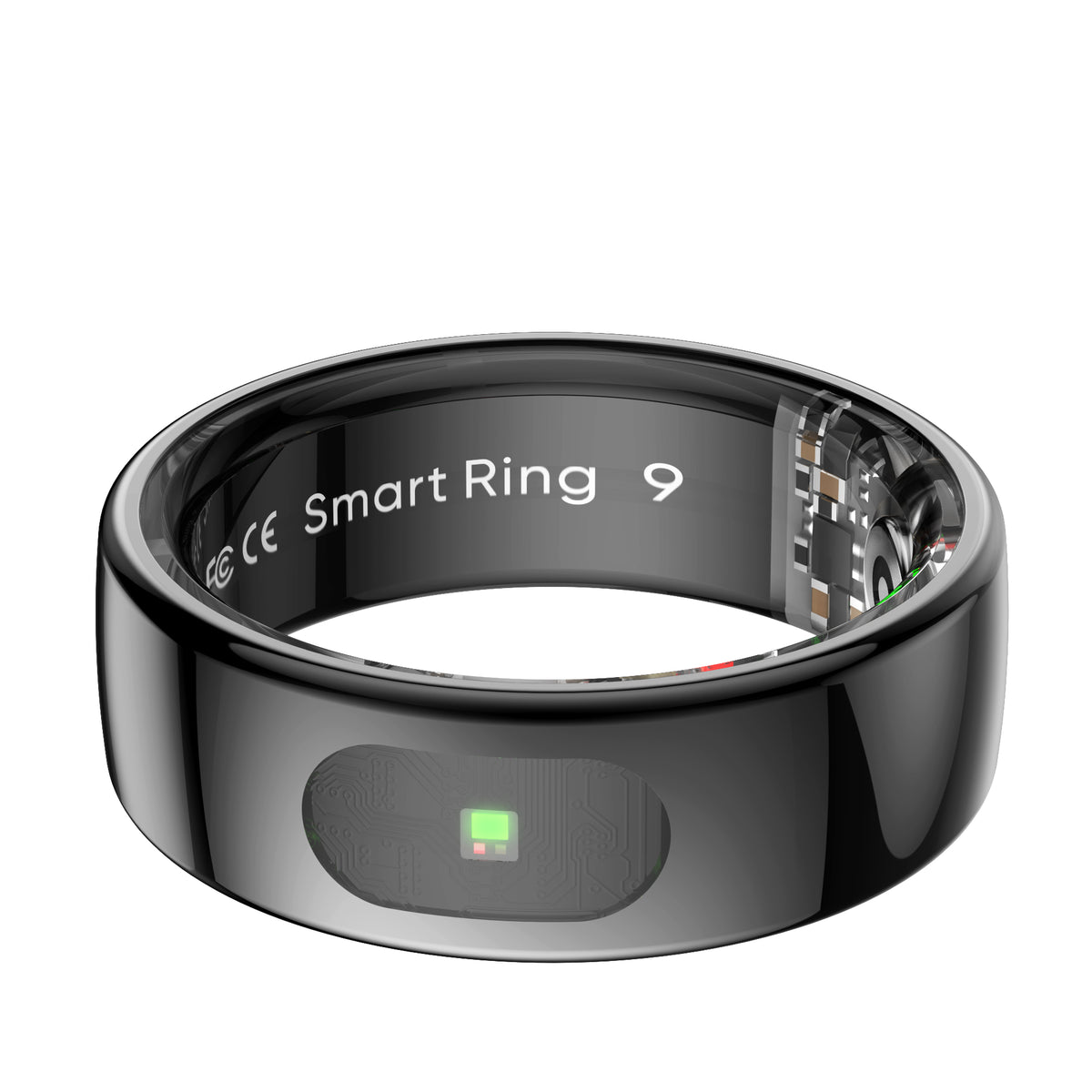 YEESH - R08 Smart Ring – Smart Hälsoring med Pulsmätare, SpO₂, Sömnmätning, Stressmätning och Aktivitetsspårning