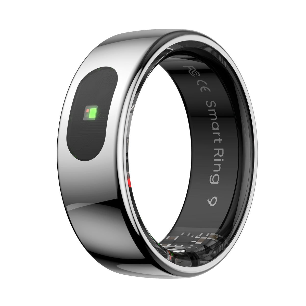 YEESH - R08 Smart Ring – Smart Hälsoring med Pulsmätare, SpO₂, Sömnmätning, Stressmätning och Aktivitetsspårning