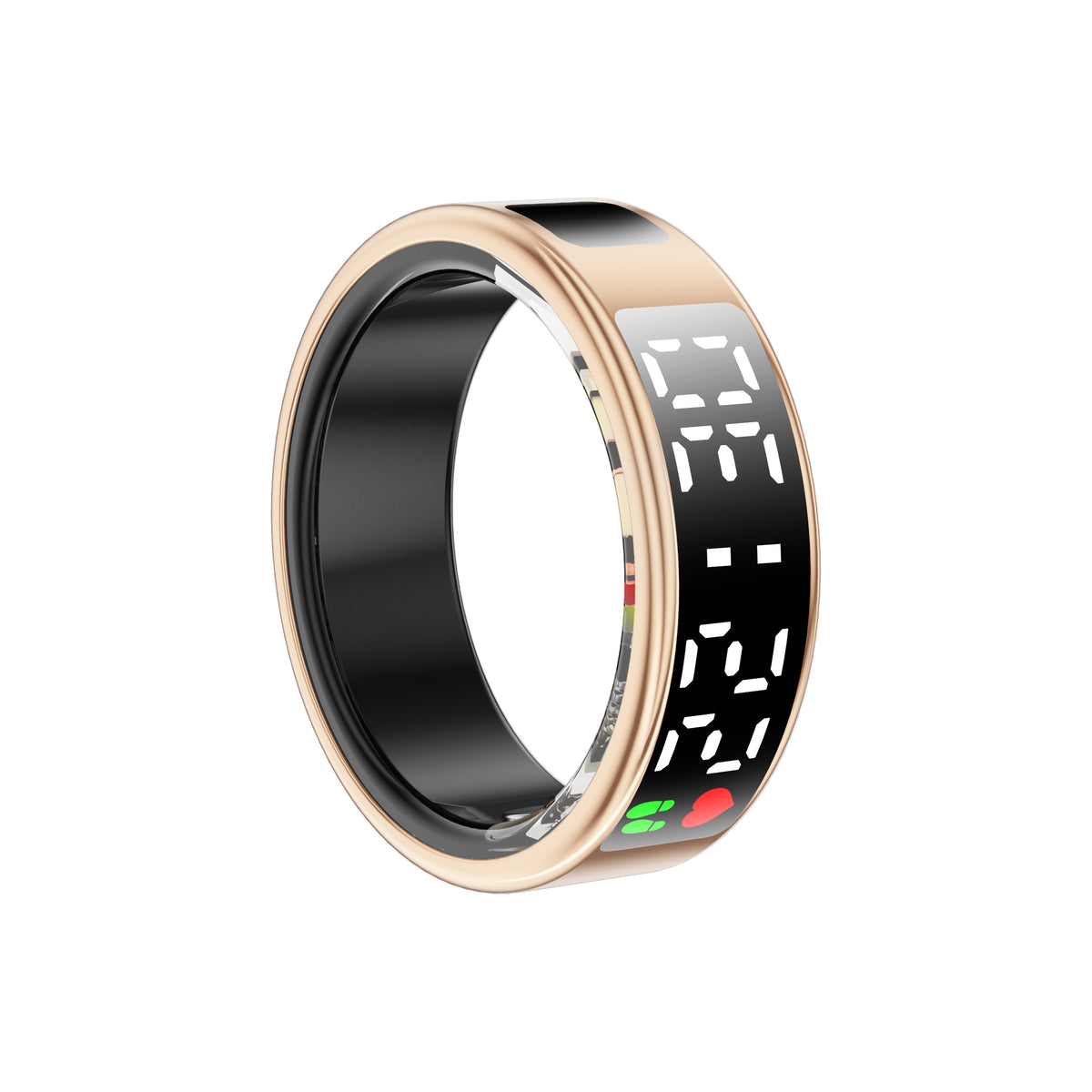 YEESH - SR08 AI Smart Ring – Premium Smartring med Smart Display, Hälsomätning, Sömnanalys & Bluetooth