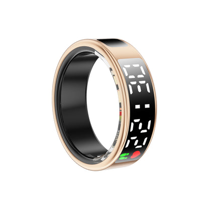 YEESH - SR08 AI Smart Ring – Premium Smartring med Smart Display, Hälsomätning, Sömnanalys & Bluetooth