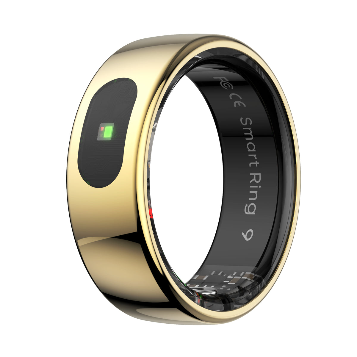 YEESH - R08 Smart Ring – Smart Hälsoring med Pulsmätare, SpO₂, Sömnmätning, Stressmätning och Aktivitetsspårning