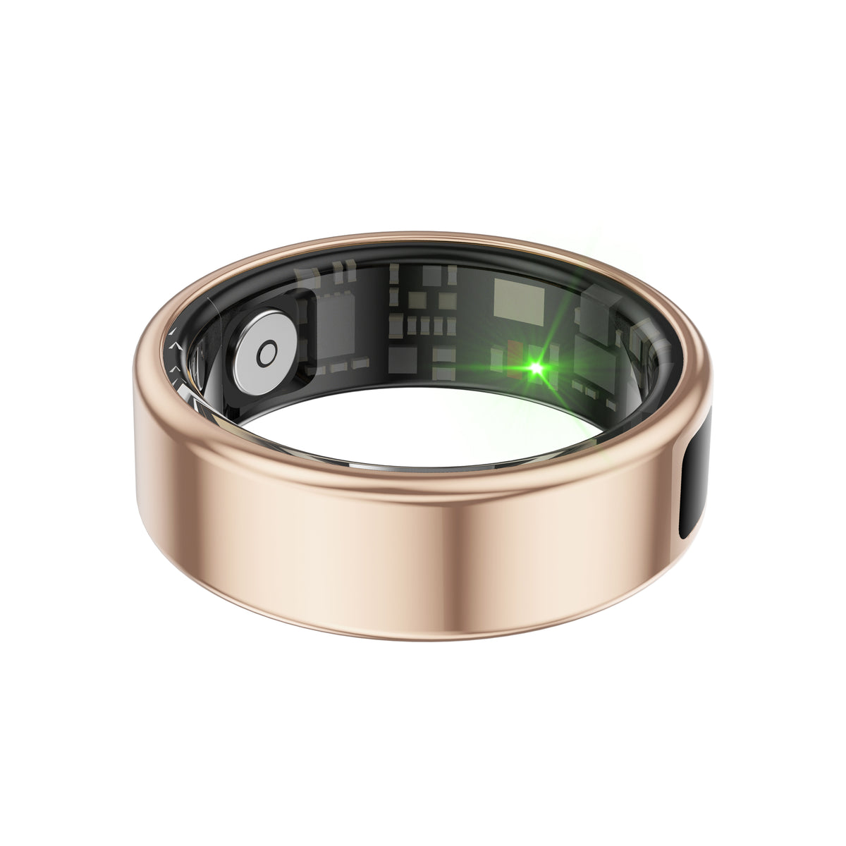 YEESH - SR08 AI Smart Ring – Premium Smartring med Smart Display, Hälsomätning, Sömnanalys & Bluetooth