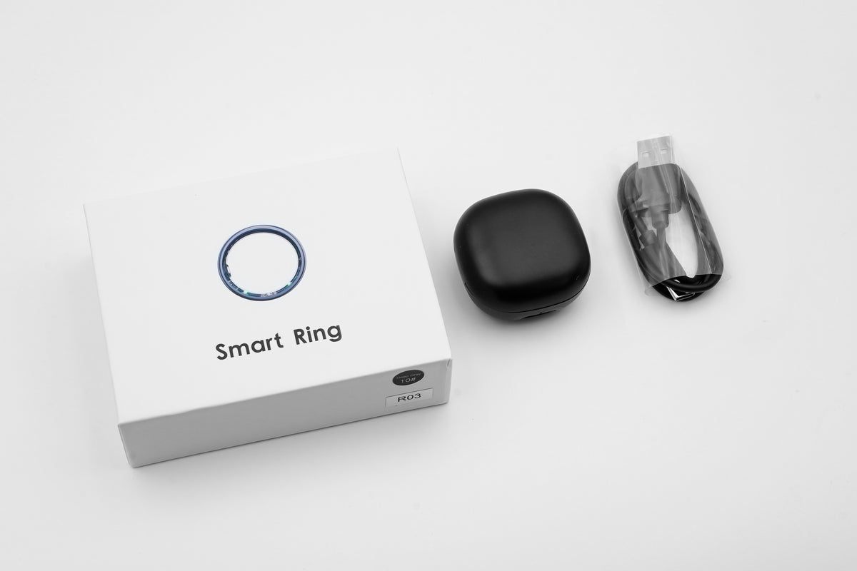 YEESH - R03 AI Smart Ring – Premium Smartring med Hälsomätning, Sömnanalys & AI-funktioner