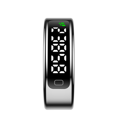 YEESH - R11 AI Smart Ring – Premium Smartring med Smart Display, Hälsomätning, Sömnanalys & Bluetooth