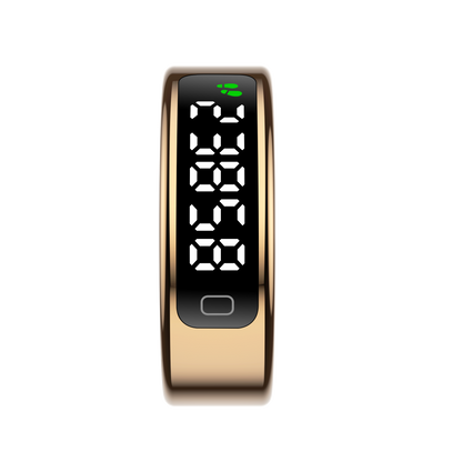 YEESH - R11 AI Smart Ring – Premium Smartring med Smart Display, Hälsomätning, Sömnanalys & Bluetooth