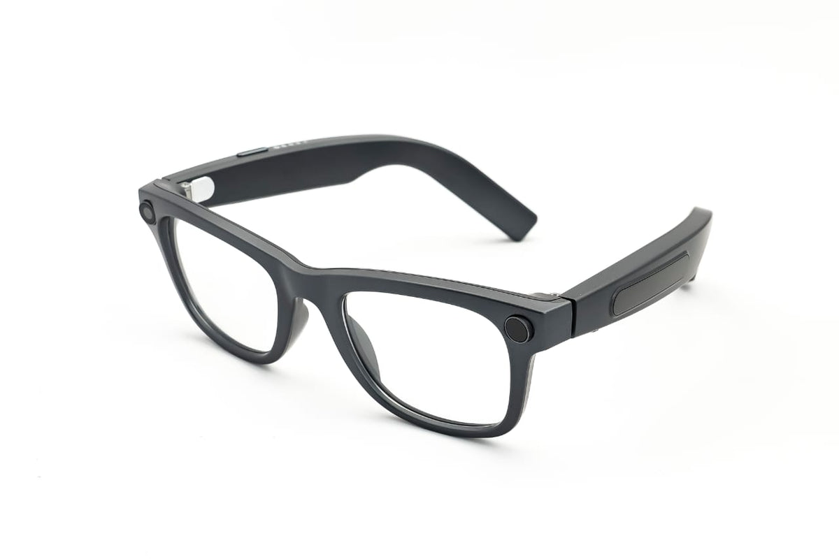 YEESH - AG01 AI Smart Glasses – Premium Smarta Glasögon med 8 MP-kamera, AI-assistent, Bluetooth, Wi-Fi & Realtidsöversättning