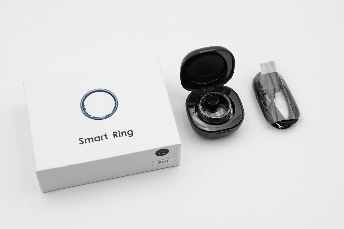 YEESH - R03 AI Smart Ring – Premium Smartring med Hälsomätning, Sömnanalys & AI-funktioner