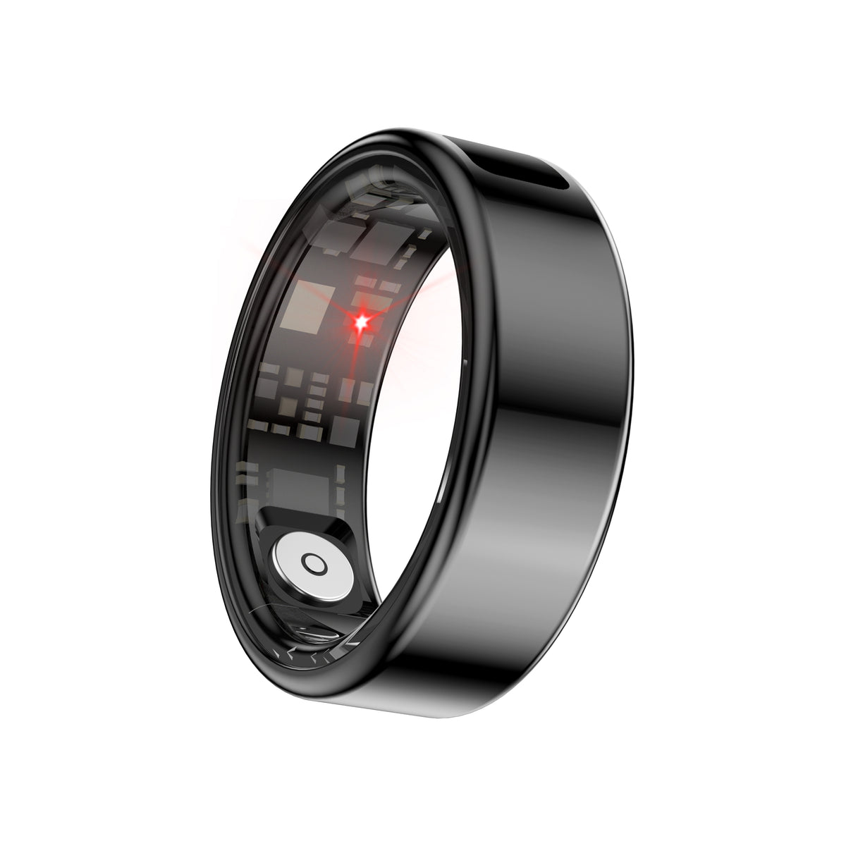 YEESH - SR08 AI Smart Ring – Premium Smartring med Smart Display, Hälsomätning, Sömnanalys & Bluetooth