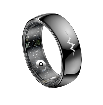 YEESH - Q520 Smart Ring – Premium Hälsoring med ECG, Pulsmätning, AI Hälsomonitorering och 5 ATM Vattentålighet