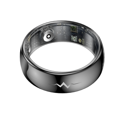 YEESH - Q520 Smart Ring – Premium Hälsoring med ECG, Pulsmätning, AI Hälsomonitorering och 5 ATM Vattentålighet