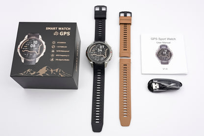 YEESH - DM59 AI Smartwatch – GPS, Hälsomätning & 170+ Sportlägen