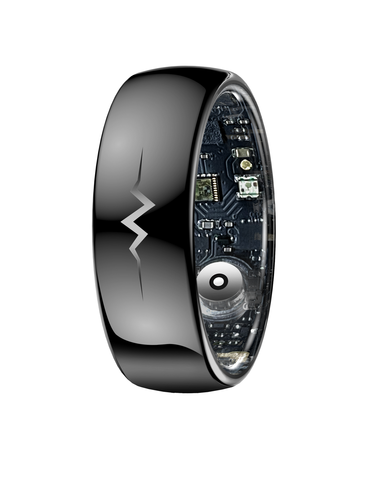 YEESH - Q520 Smart Ring – Premium Hälsoring med ECG, Pulsmätning, AI Hälsomonitorering och 5 ATM Vattentålighet