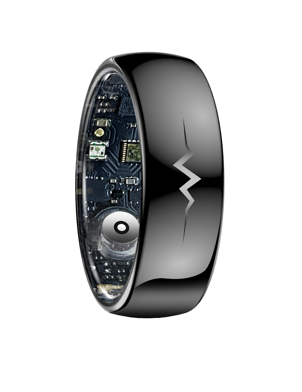 YEESH - Q520 Smart Ring – Premium Hälsoring med ECG, Pulsmätning, AI Hälsomonitorering och 5 ATM Vattentålighet