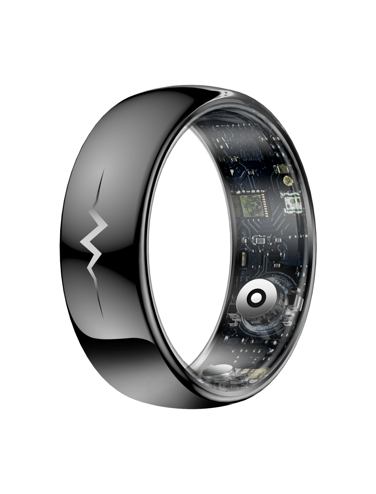 YEESH - Q520 Smart Ring – Premium Hälsoring med ECG, Pulsmätning, AI Hälsomonitorering och 5 ATM Vattentålighet