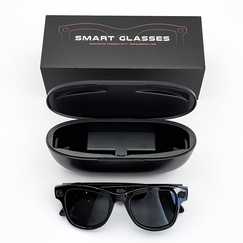 YEESH - GS5 MAX AI Smart Glasses – Premium Smarta Glasögon med 4K-kamera, AI-assistent, Bluetooth & Realtidsöversättning