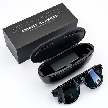 YEESH - GS5 MAX AI Smart Glasses – Premium Smarta Glasögon med 4K-kamera, AI-assistent, Bluetooth & Realtidsöversättning