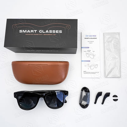 YEESH - Bundle GS5MAX AI-glasögon + SR08 AI Smart Ring