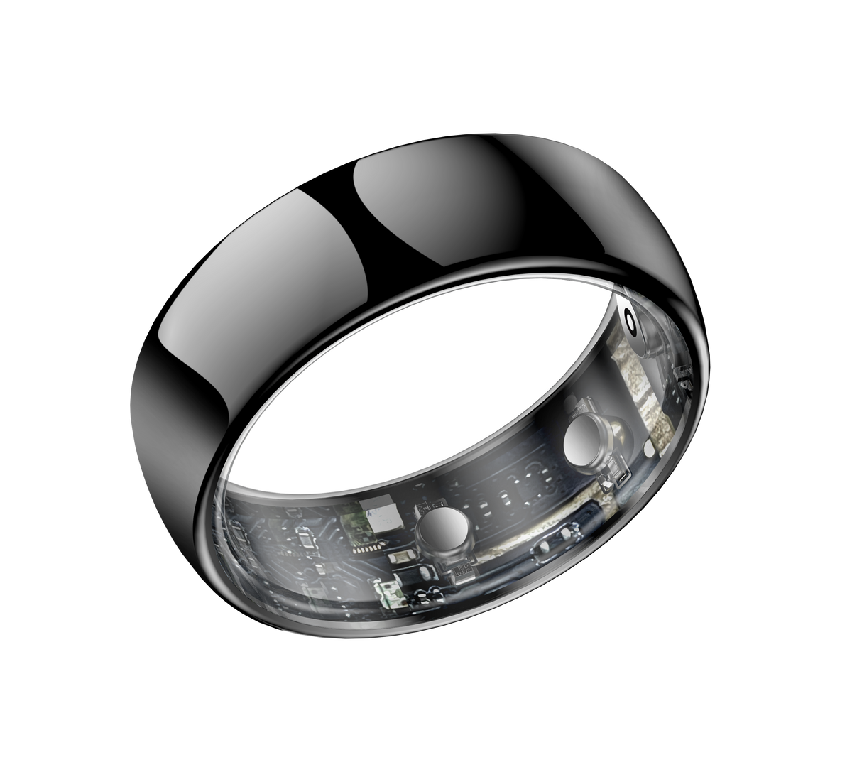 YEESH - Q520 Smart Ring – Premium Hälsoring med ECG, Pulsmätning, AI Hälsomonitorering och 5 ATM Vattentålighet