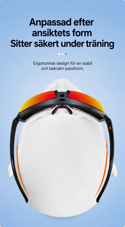 YEESH - E08 AI Smart Glasses – Premium Smarta Glasögon med 13 MP-kamera, Wi-Fi 6, AI-assistent & Realtidsöversättning