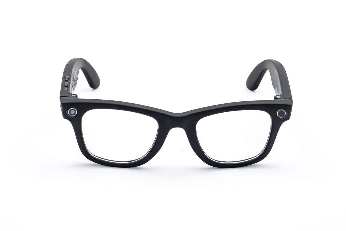 YEESH - GS380 AI Smart Glasses – Smarta Glasögon med HD-kamera, AI-assistent, Bluetooth & LED-lampa
