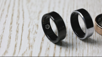 YEESH - SR08 AI Smart Ring – Premium Smartring med Smart Display, Hälsomätning, Sömnanalys & Bluetooth